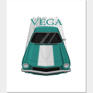 Chevrolet Vega GT 1971 - 1973 - turquoise Posters and Art